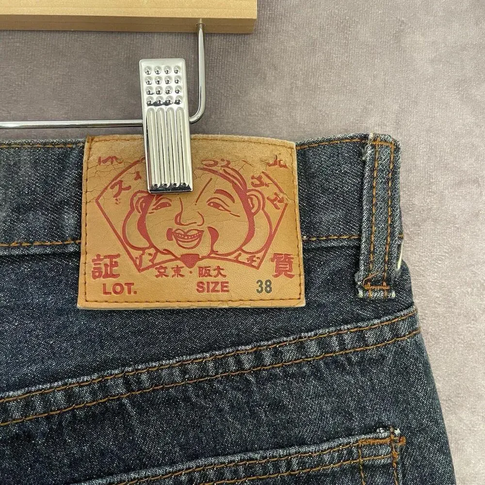 Vintage Y2K‎ Rare Evisu Jeans Embroidered Men Size 38